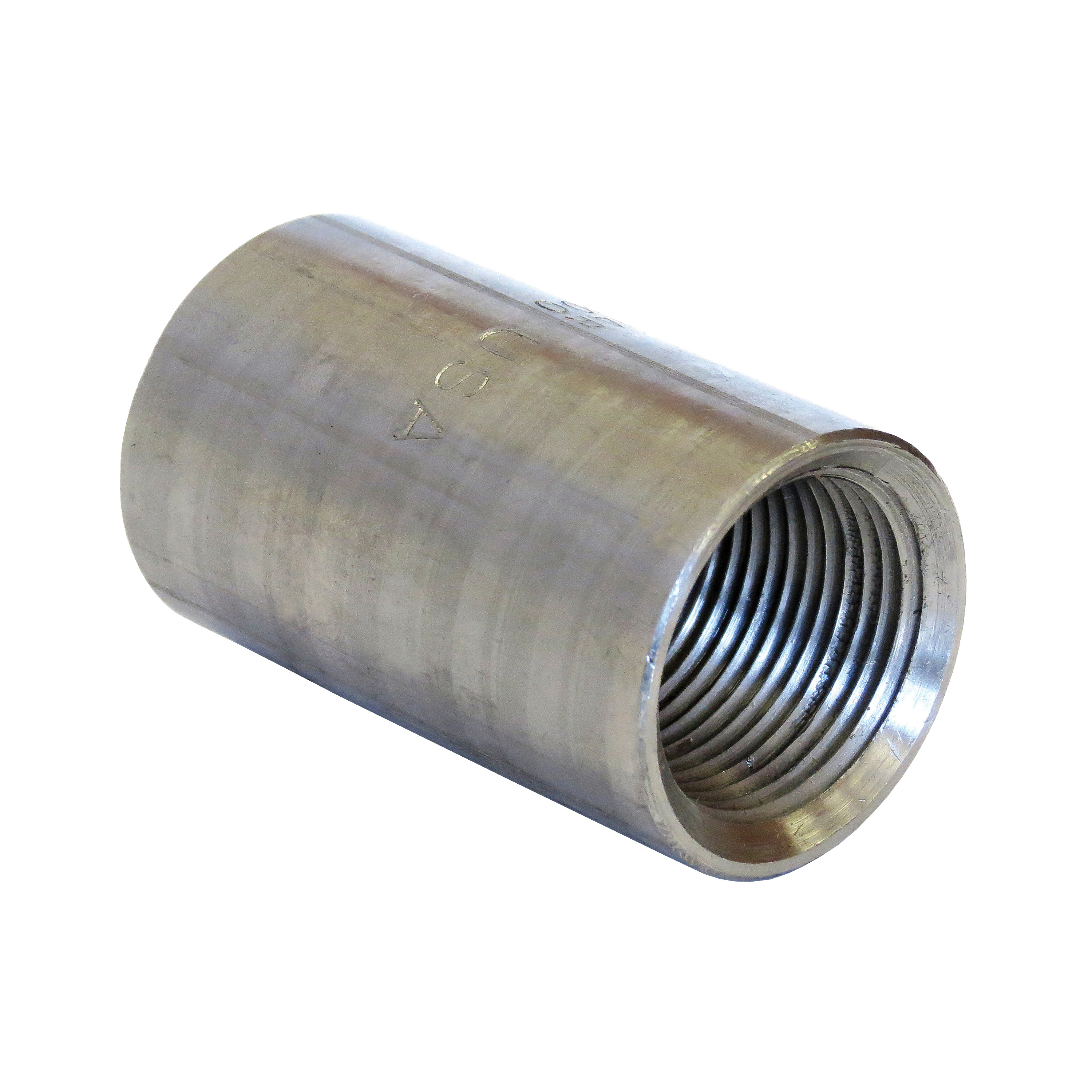 0321200461 Taper Tapped Pipe Coupling, 1/4 in, SCH 80/XH, Galvanized, Domestic