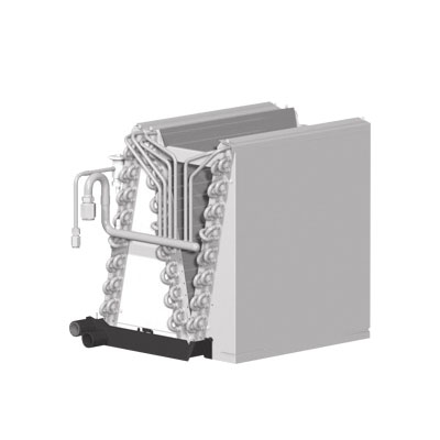 ICP® EMA4X36DAL Type A Deluxe Uncased Evaporator Coil, 3 ton, 36000 Btu/hr Cooling, 1350 cfm, Environmentally Sound R-410A, Import