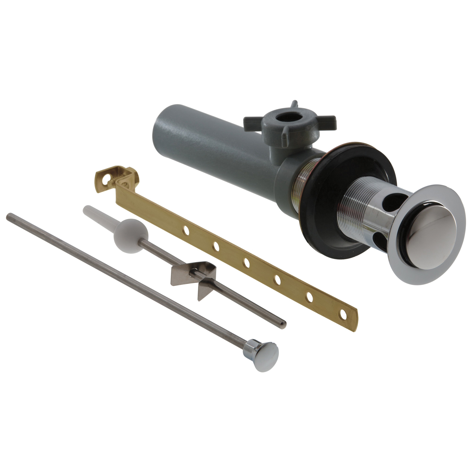 DELTA® RP27575 Lavatory PopUp Drain Assembly, Chrome Plated, Overflow