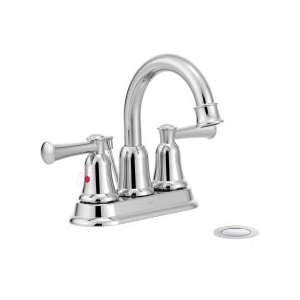 CFG 41217 Lavatory Faucet, Capstone®, Chrome Plated, 2 Handles, 50/50 Pop-Up Drain, 1.2 gpm