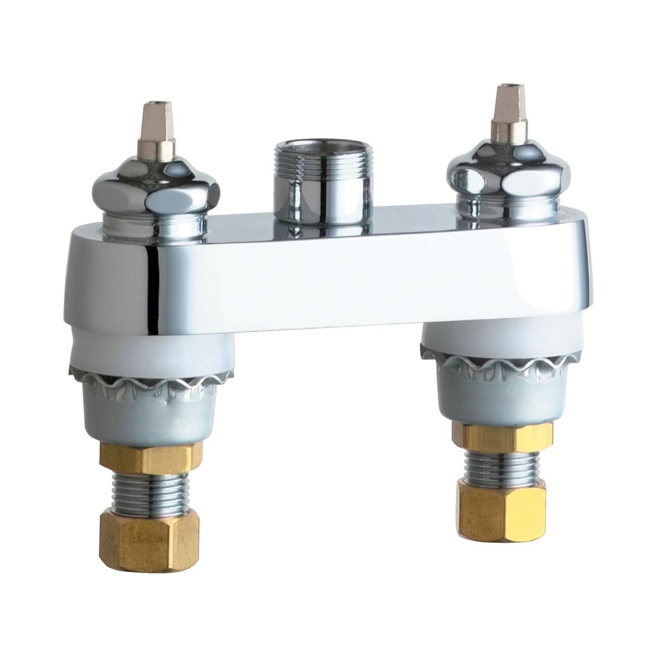 Chicago Faucet® 895-LESHAB Lavatory Sink Faucet, Chrome Plated