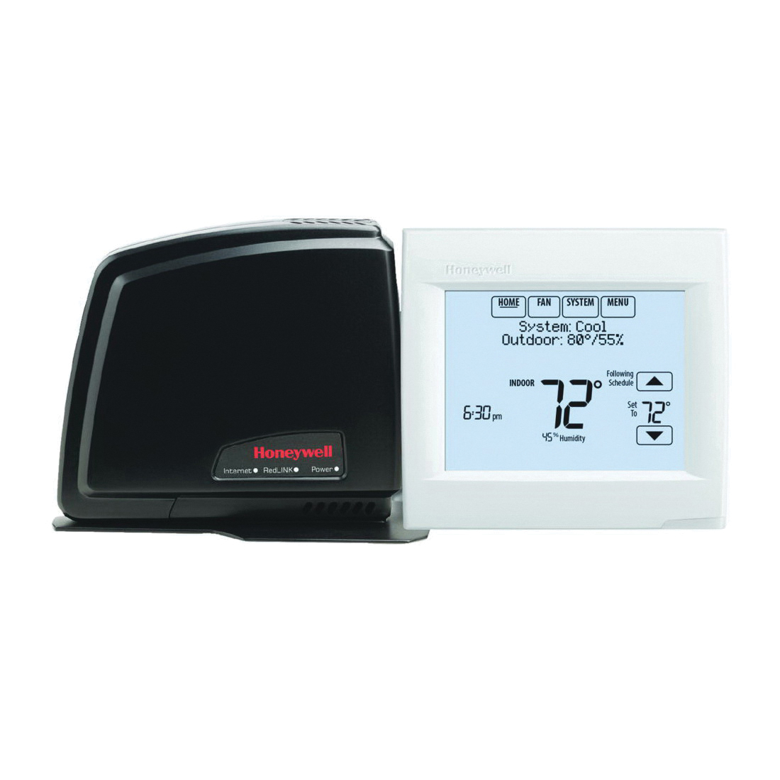 Honeywell YTH8321R1002/U Thermostat, Programmable Thermostat, 40 to 90 Degree F Heat/50 to 99 Degree F Cool deg F Control