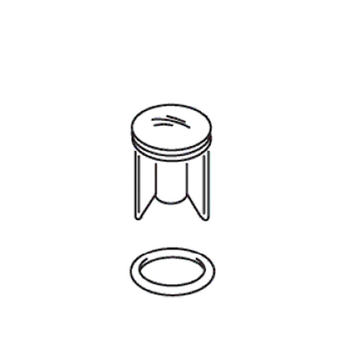 Kohler® K21318SN Tub Drain Stopper Assembly, Vibrant Polished Nickel