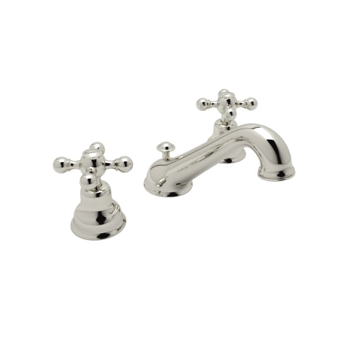 AC102X-PN-2 Country Bath Arcana Widespread Lavatory Faucet, Polished Nickel, Pop-Up Drain