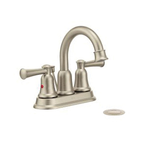 CFG 41217BN Lavatory Faucet, Capstone®, Brushed Nickel, 2 Handles, 50/50 Pop-Up Drain, 1.2 gpm