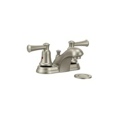 CFG CA41211BN Lavatory Faucet, Capstone®, Brushed Nickel, 2 Handles, 50/50 Pop-Up Drain, 1.2 gpm