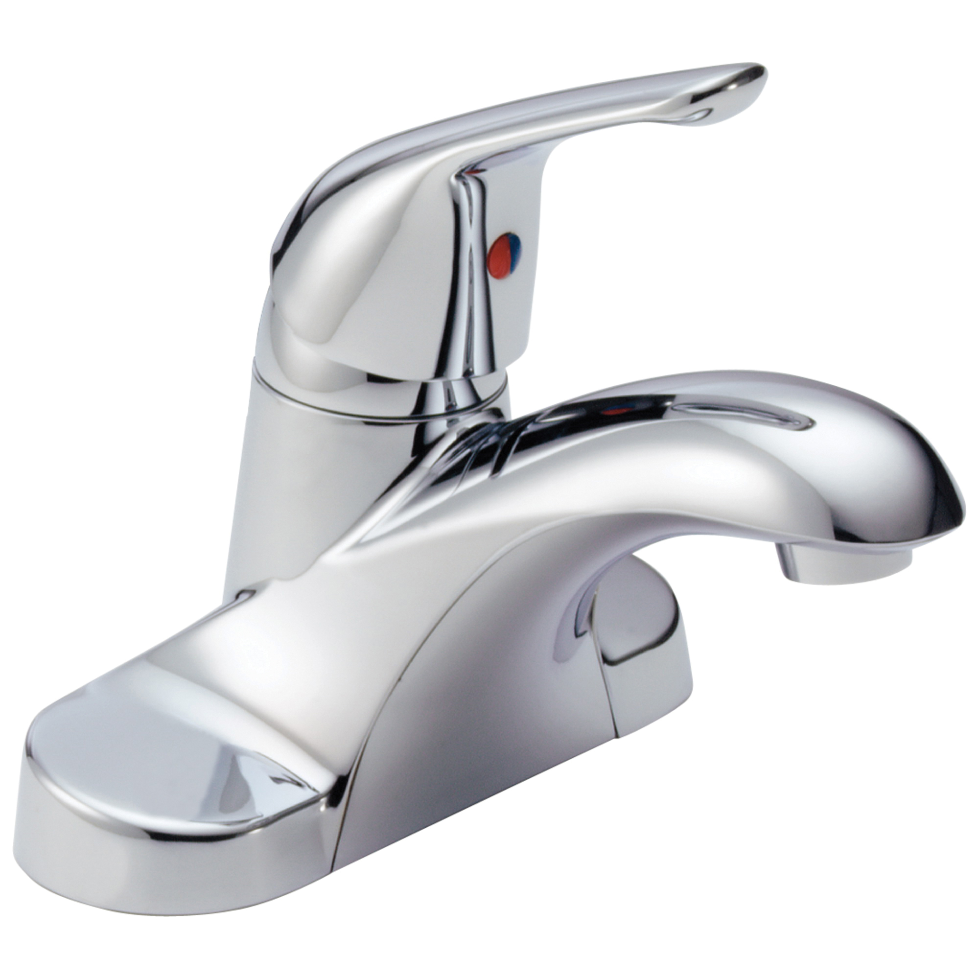 DELTA® B501LF Centerset Lavatory Faucet, Foundations®, Chrome Plated, 1 Handles, 1.5 gpm