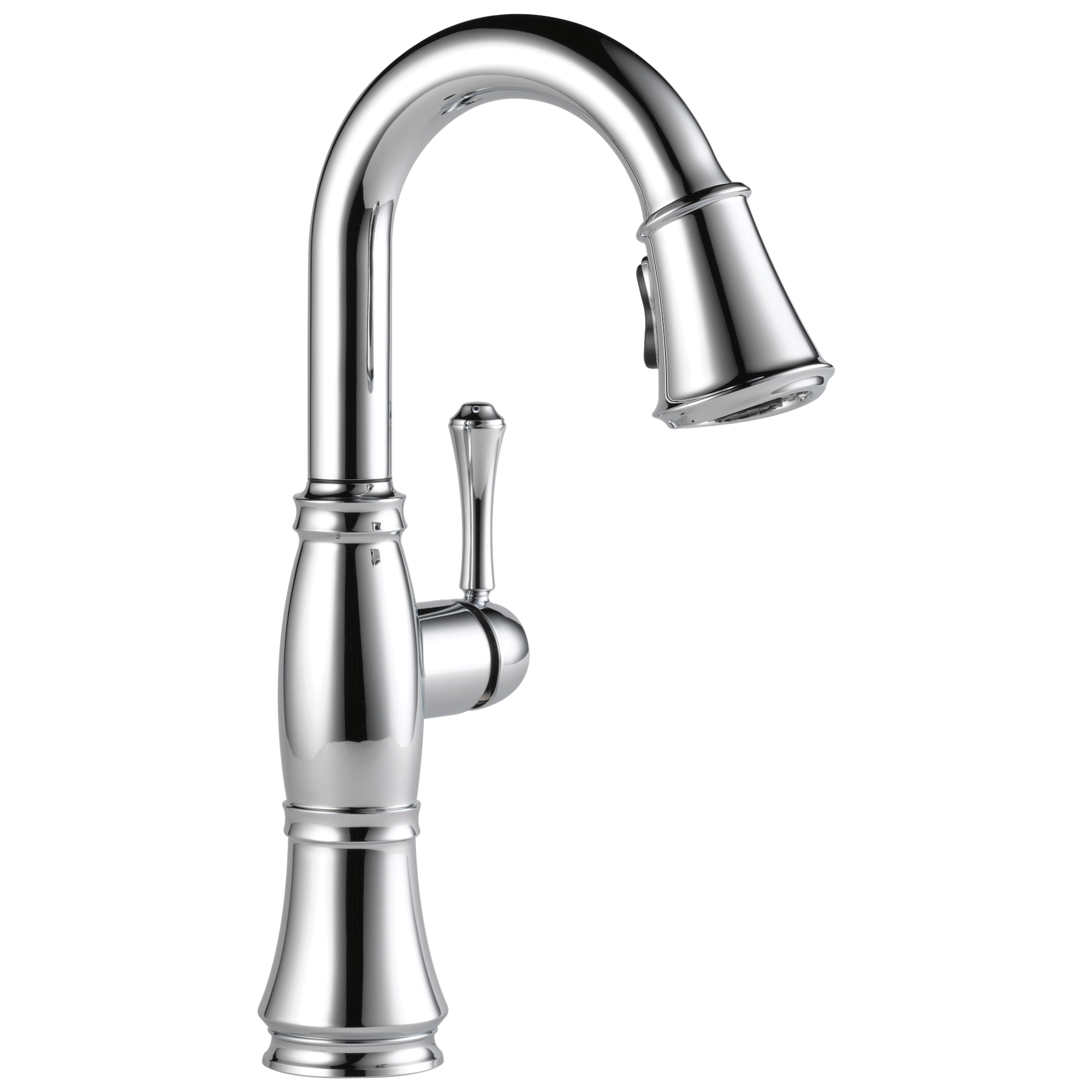9997-DST Cassidy™ Pull-Down Bar/Prep Faucet, 1.8 gpm, 8 in Center, Chrome Plated, 1 Handle - Discontinued