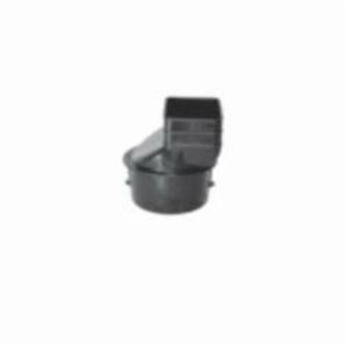 ADS® 0364AA Downspout Adapter, For Use With 3x2 in Single Wall Rain Gutter Downspout, 3x3-1/4x2-1/2 in Size, Polyethylene