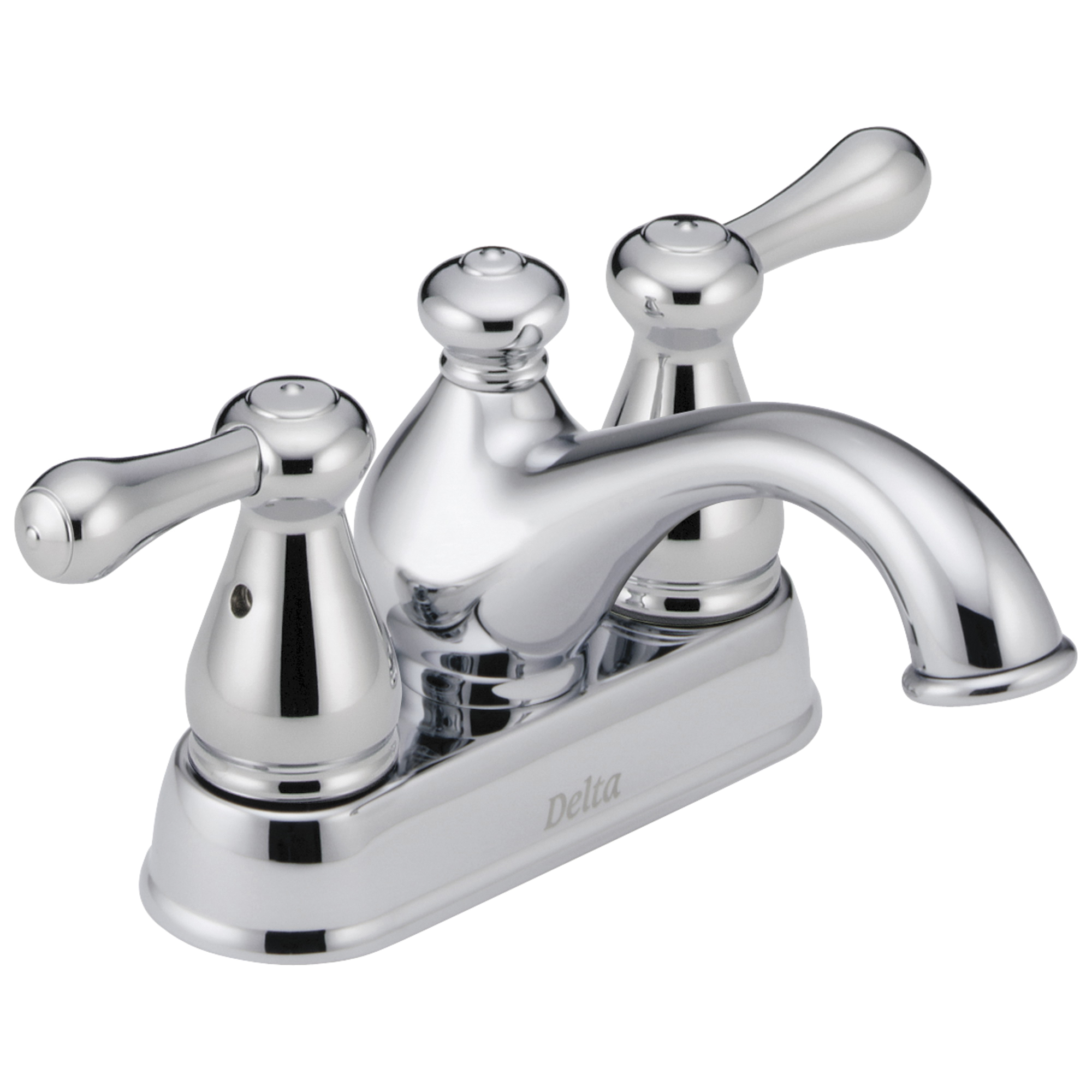 DELTA® 2578LF-278 Centerset Lavatory Faucet, Leland®, Chrome Plated, 2 Handles, 50/50 Pop-Up Drain, 1.2 gpm