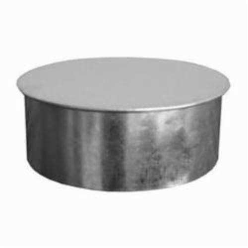 Snappy™ 64-07 Plain Furnace Duct Tee Cap, Galvanized, Steel