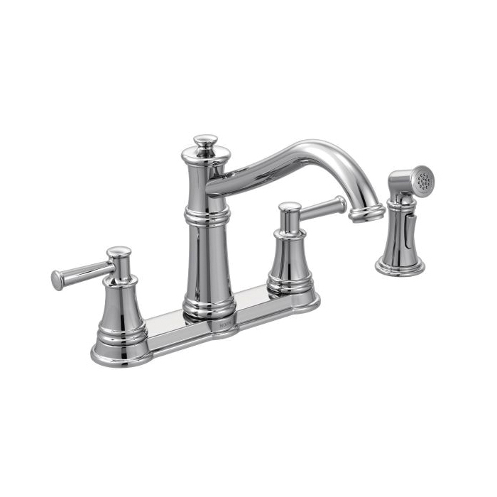 Moen® 7255C Belfield™ Kitchen Faucet, 1.5 gpm, 8 in Center, Chrome