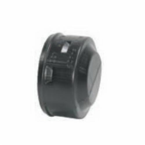 ADS® 0832AA Single Wall Snap End Cap, 8 in, Slip-Joint Connection, PVC, Domestic