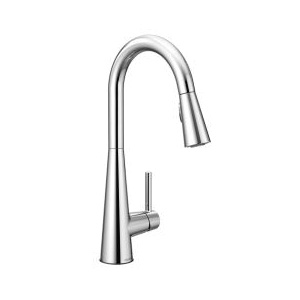 Moen 7864 Pull Down Kitchen Faucet Sleek 1 5 Gpm Chrome Plated 1 Handles 1 Faucet Holes Function Traditional Domestic First Supply