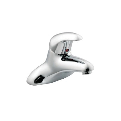 Moen® 8413F12 Centerset Bathroom Faucet, M-DURA™, Chrome Plated, 1 Handles, 1.2 gpm
