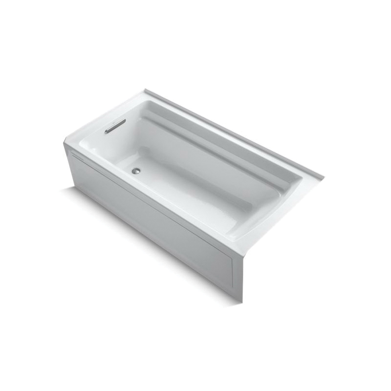 Kohler® 1125LA0 Archer® Bathtub with Integral Apron, Soaking