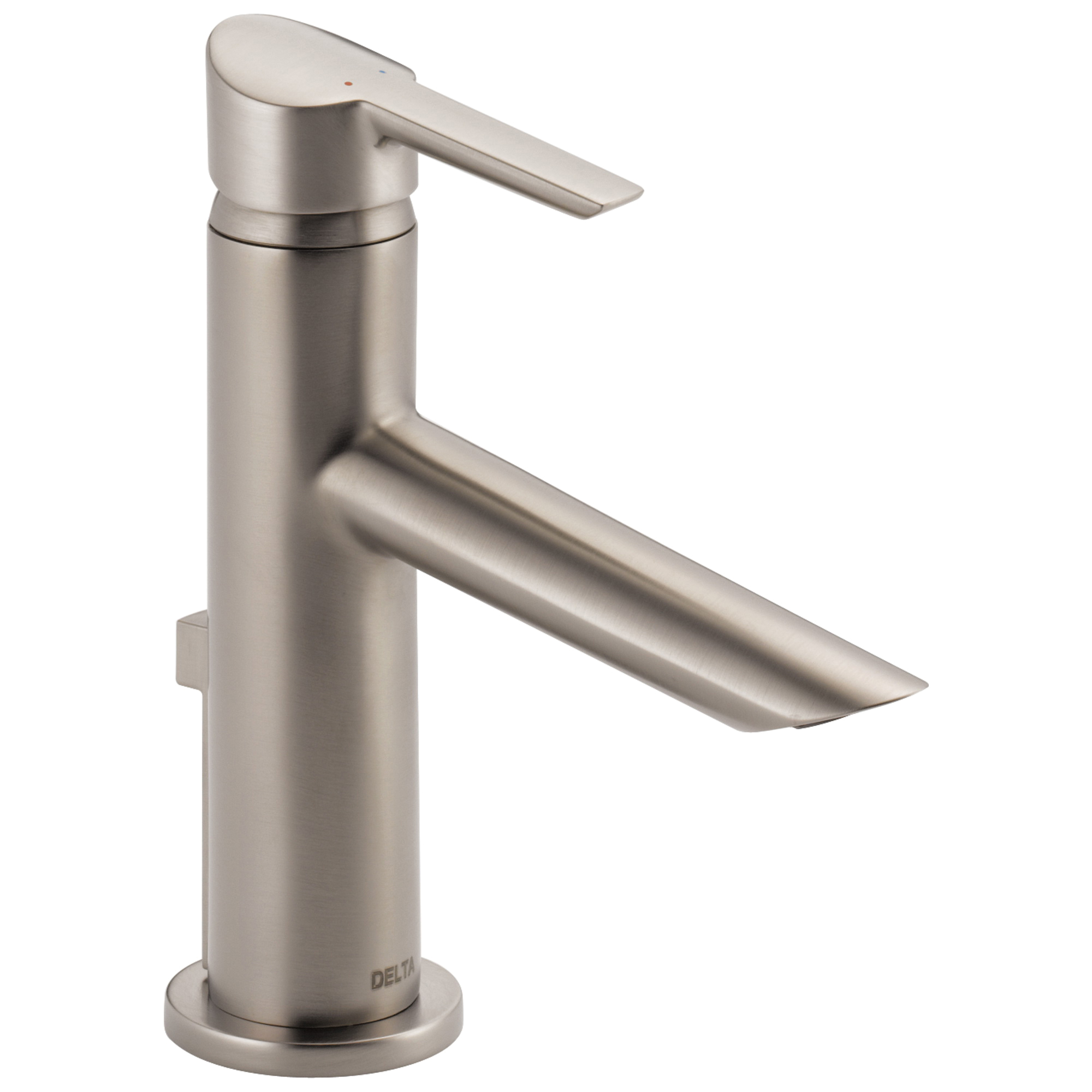 DELTA® 561-SSTP-DST Tract-Pack™ Lavatory Faucet, Compel®, Stainless Steel, 1 Handles, 50/50 Pop-Up Drain, 1.2 gpm