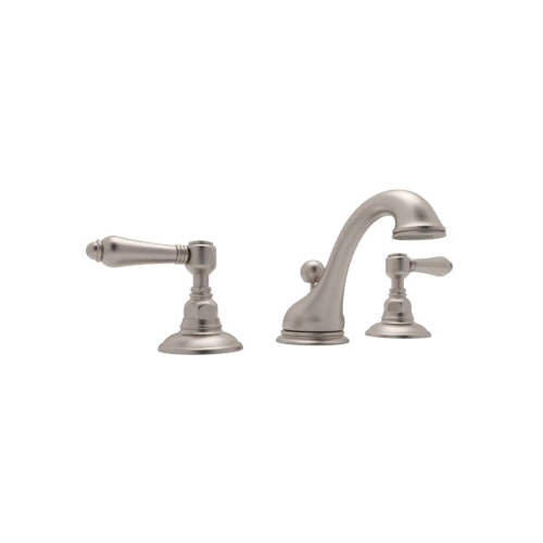 A1408LM-STN-2 Country Bath Viaggio Widespread Lavatory Faucet, Satin Nickel
