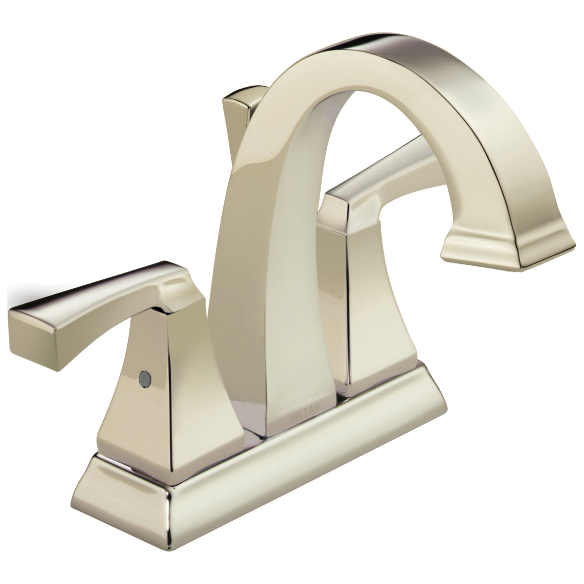 DELTA® 2551-PNMPU-DST Centerset Lavatory Faucet, Dryden™, Brilliance® Polished Nickel, 2 Handles, Metal Pop-Up Drain, 1.2 gpm