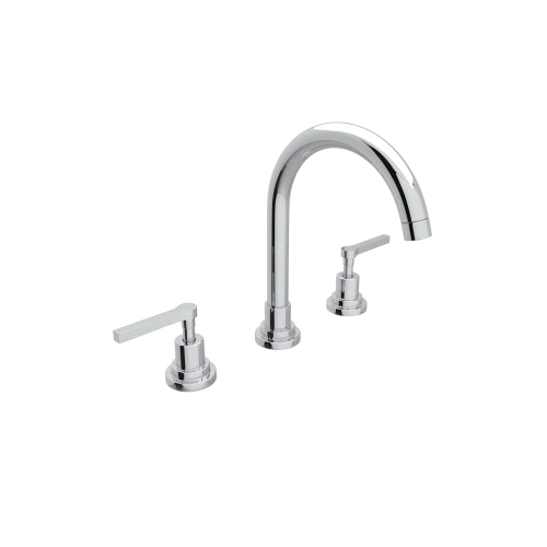 A2208LM-APC-2 Modern Bath Lombardia Widespread Lavatory Faucet, Polished Chrome, Pop-Up Drain
