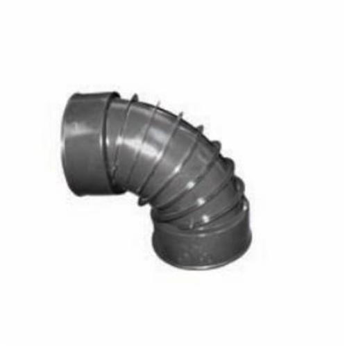 ADS® 0490AA Single Wall Snap Elbow, 4 in, 90 deg, BarbxFemale Connection, HDPE, Domestic
