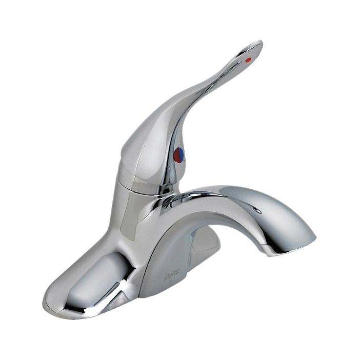 DELTA® 511LF-HDF Centerset Lavatory Faucet, HDF®, Chrome Plated, 1 Handles, 1.2 gpm