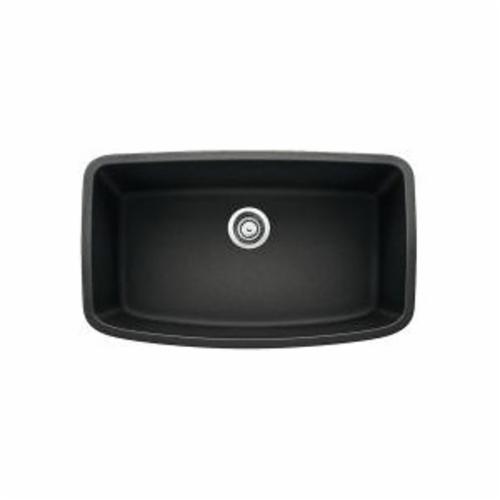 Blanco 441610 Kitchen Sink Valea Silgranit Ii Rectangular 30 In Lx17 In Wx9 1 2 In D Bowl 32 In Lx19 In W Under Mount Solid Granite Anthracite First Supply