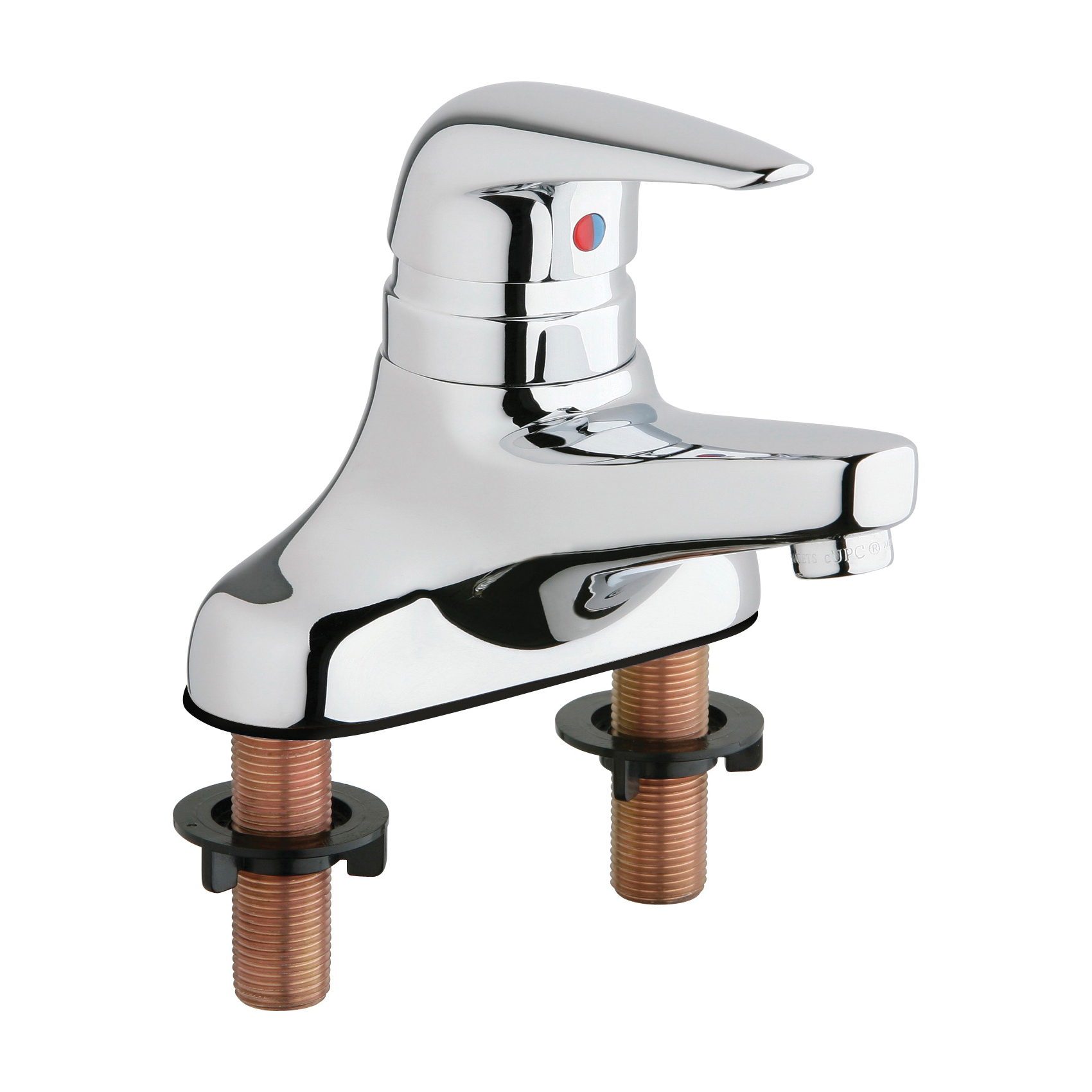 Chicago Faucet® 420-ABCP Lavatory Sink Faucet, Chrome Plated, 1 Handles, 1.5 gpm