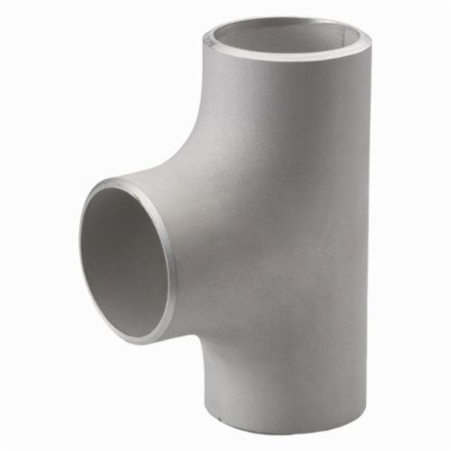 01606-08 Straight Pipe Tee, 1/2 in, Butt Weld, SCH 10S, 316/316L Stainless Steel, Import