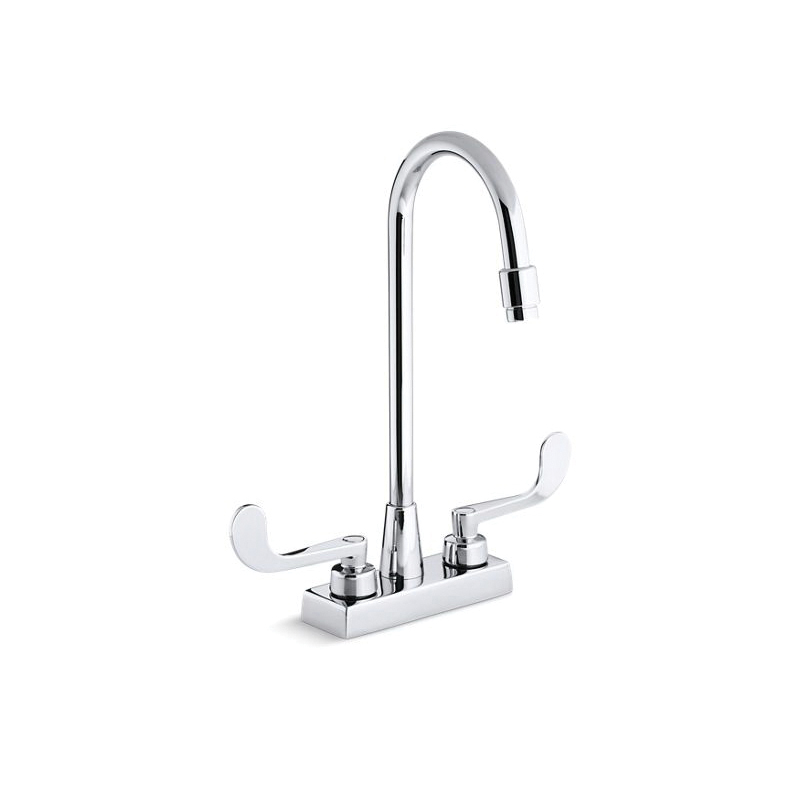 Kohler® 7305-5A-CP Centerset Bathroom Sink Faucet, Triton™, Polished Chrome, 2 Handles, 1.5 gpm - Discontinued