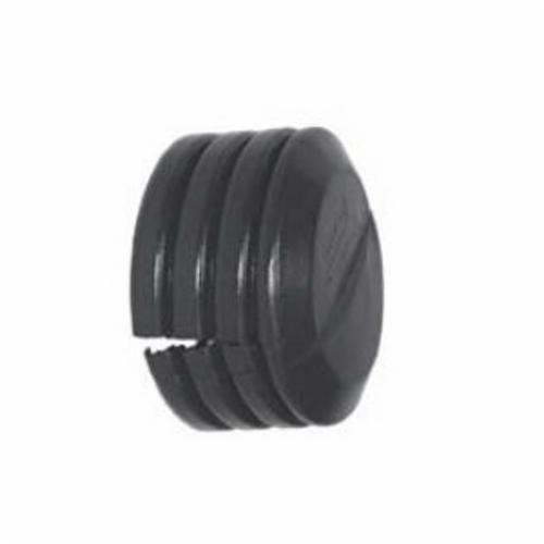 ADS® 0631AA Solid Single Wall Split End Cap, 6 in, Slip-Joint Connection, HDPE, Domestic