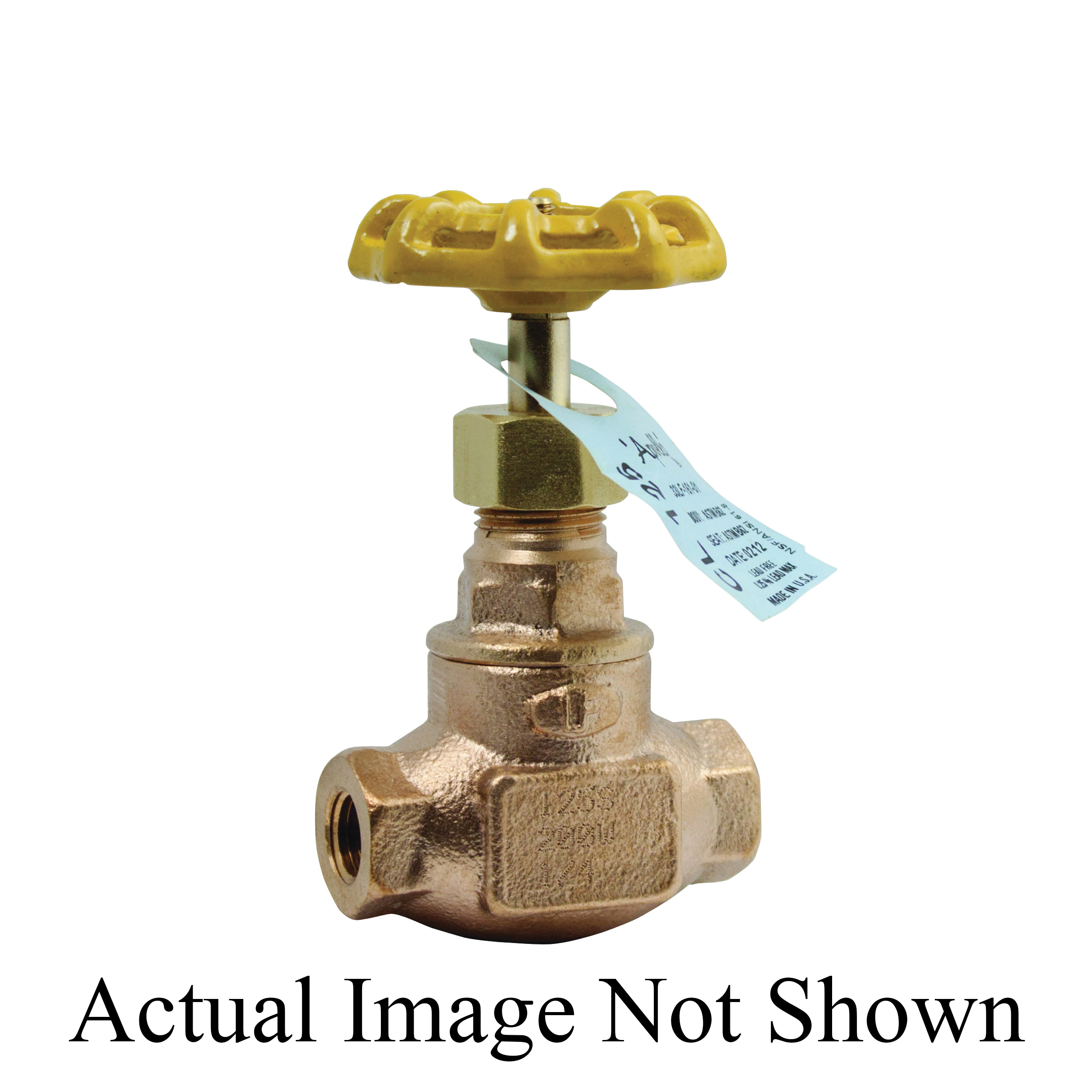 Apollo™ 33LF16501 121TLF Globe Valve, 1 in, NPT, 125 lb, Bronze Body