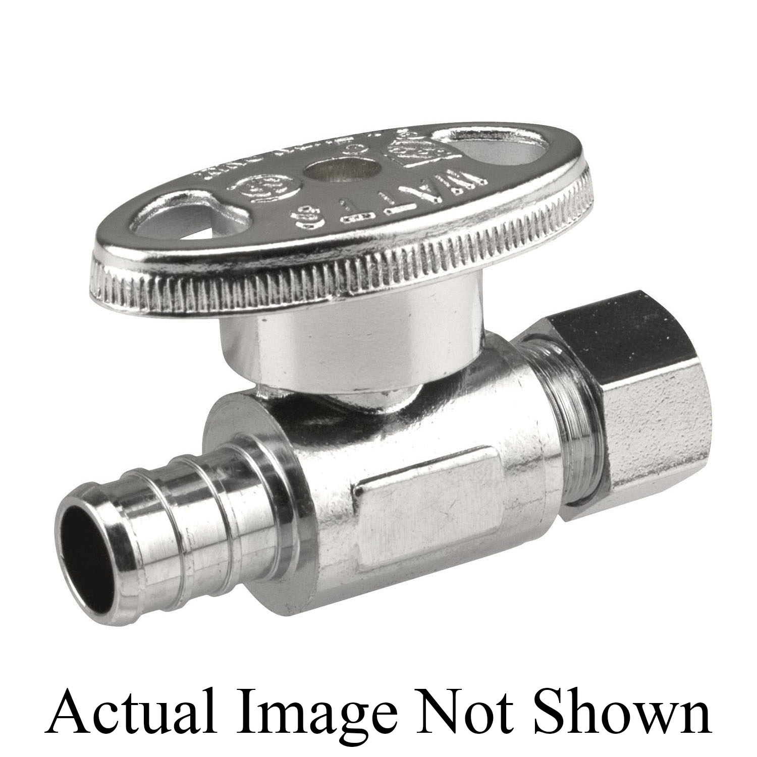 0121142 LFWPAS-2PB 1/2x3/8 PEX CP LF ANGLE STOP, CAS