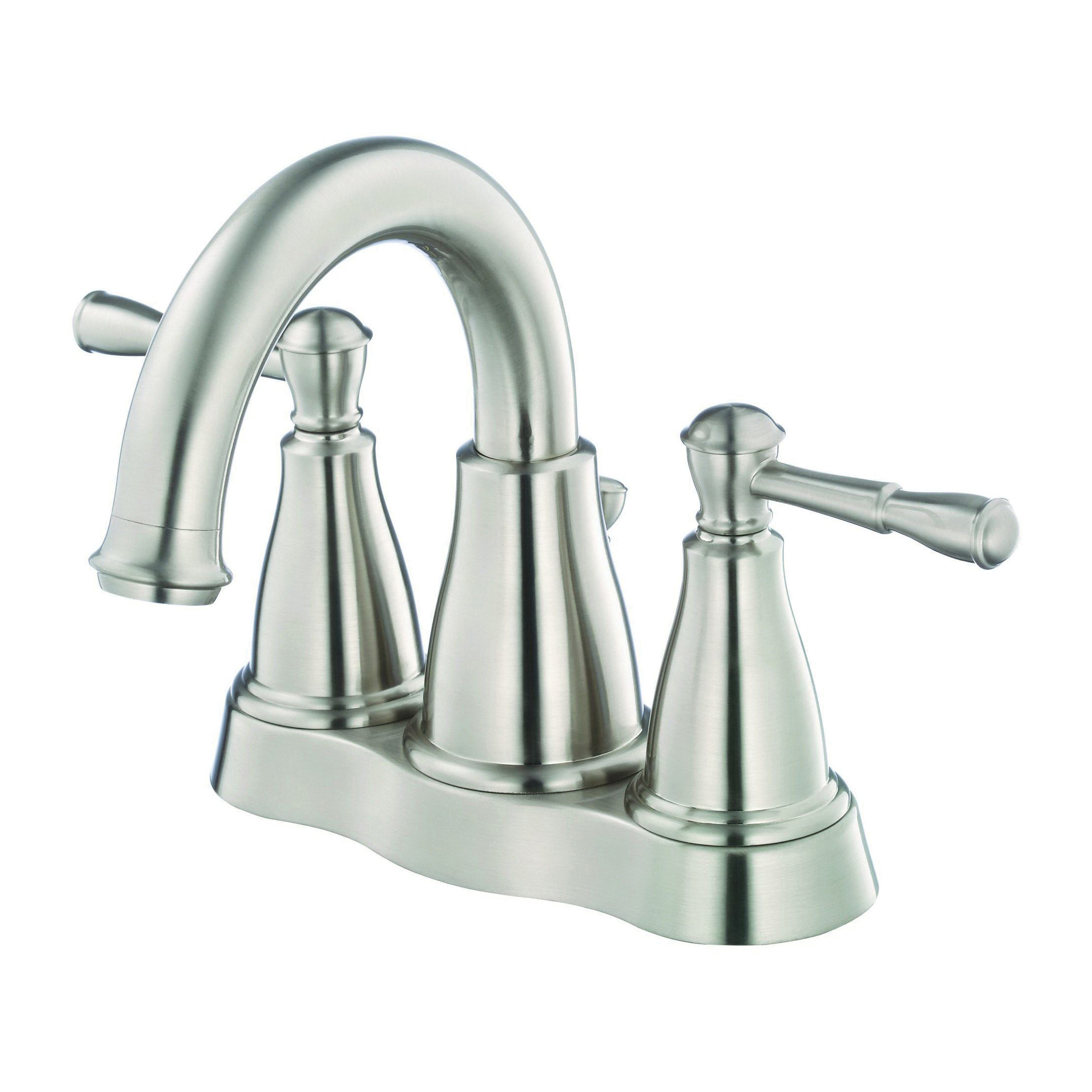 Danze® D301115BN Centerset Lavatory Faucet, Eastham™, Brushed Nickel, 2 Handles, 50/50 Pop-Up Drain, 1.2 gpm