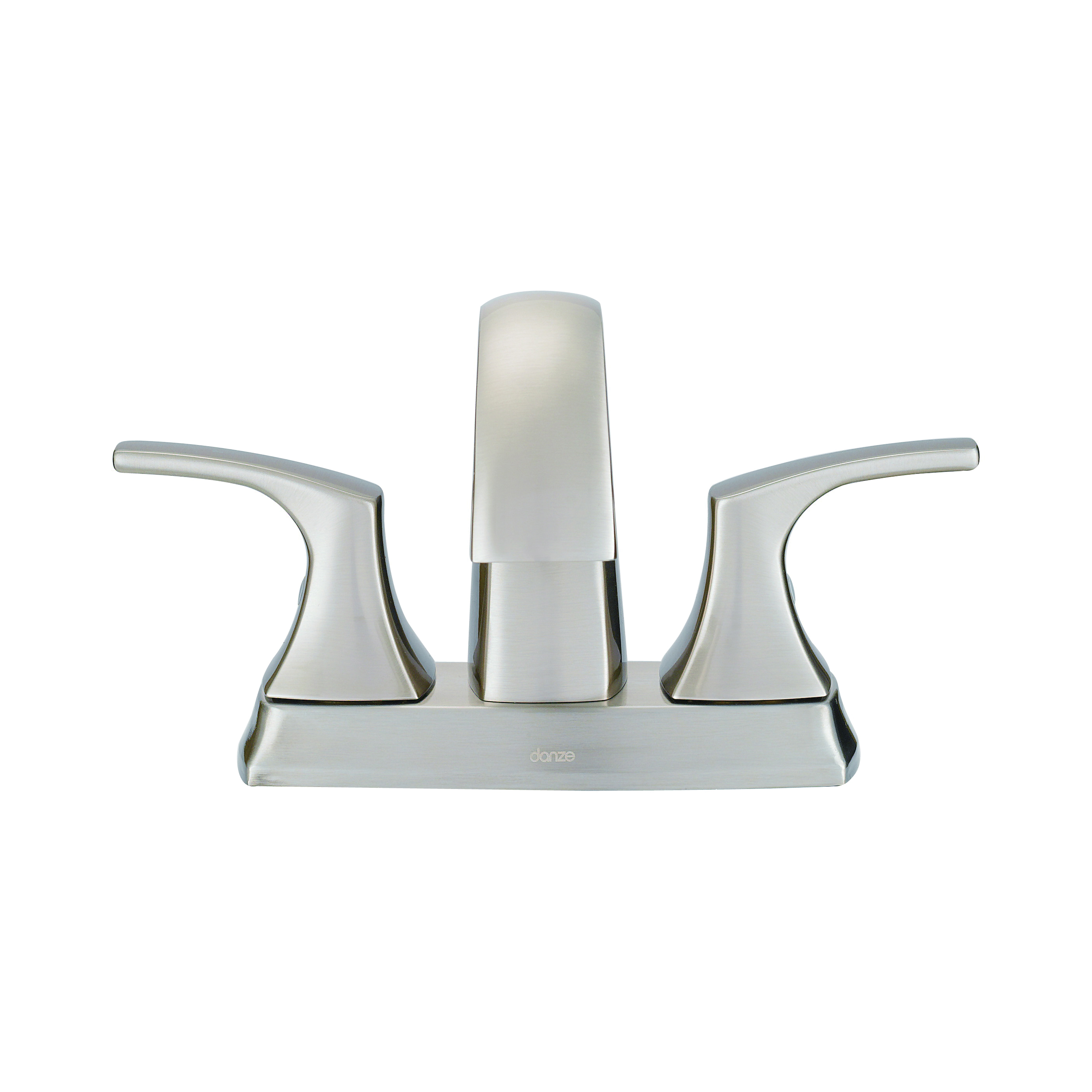 Danze® D307018BN Centerset Lavatory Faucet, Vaughn™, Brushed Nickel, 2 Handles, Metal Pop-Up Drain, 1.2 gpm