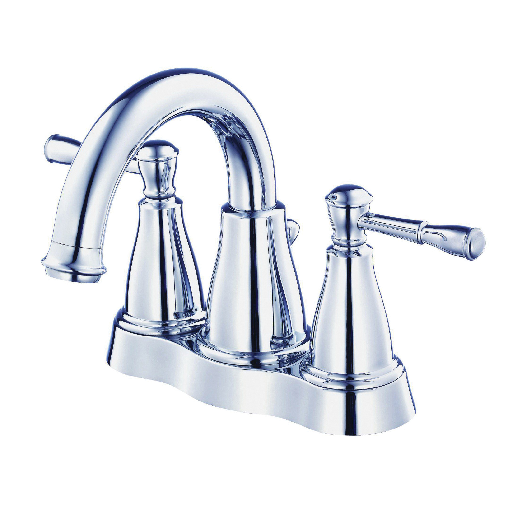Danze® D301115 Centerset Lavatory Faucet, Eastham™, Polished Chrome, 2 Handles, 50/50 Pop-Up Drain, 1.2 gpm