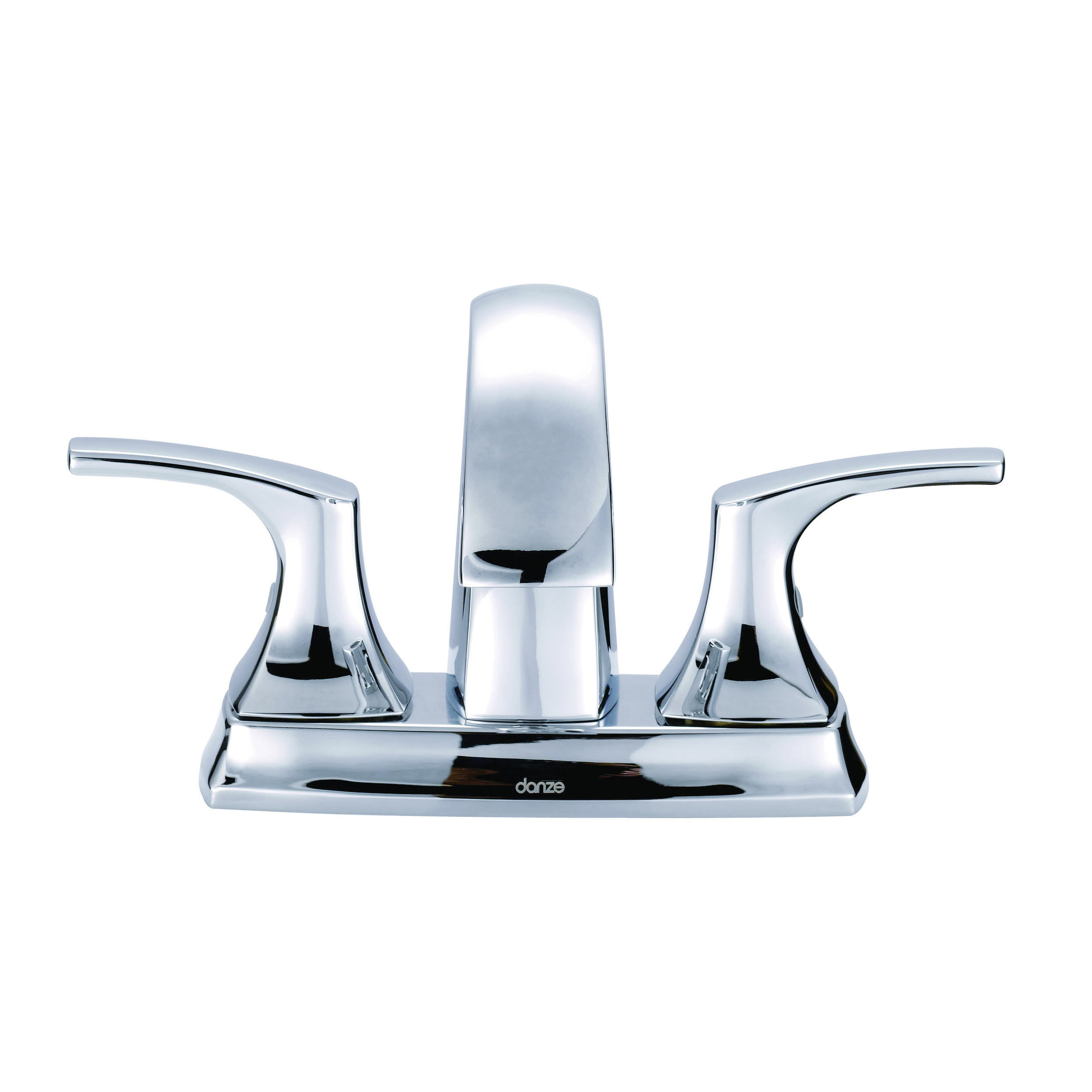 Danze® D307018 Centerset Lavatory Faucet, Vaughn™, Polished Chrome, 2 Handles, Metal Pop-Up Drain, 1.2 gpm