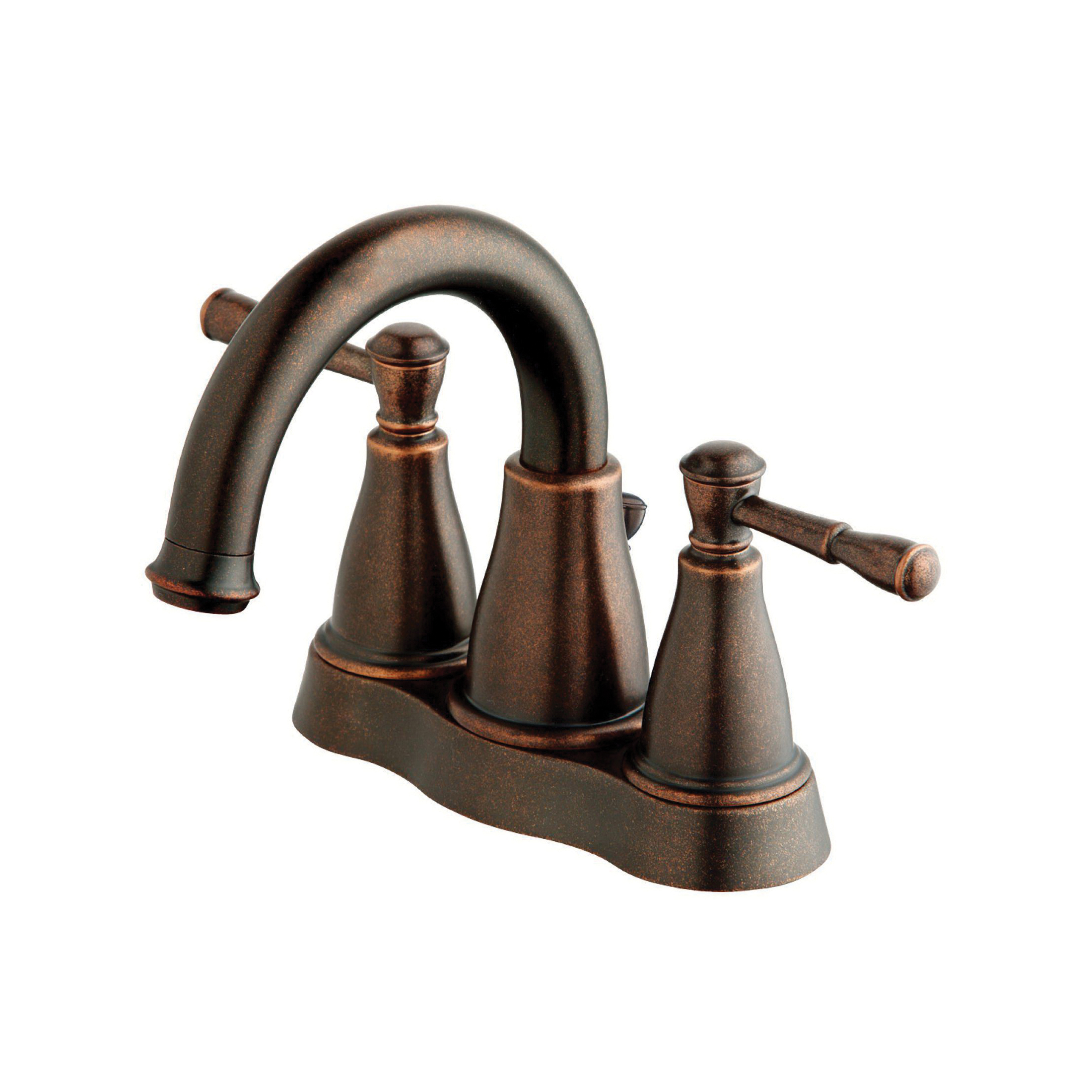 Danze® D301115BR Centerset Lavatory Faucet, Eastham™, Tumbled Bronze, 2 Handles, 50/50 Pop-Up Drain, 1.2 gpm