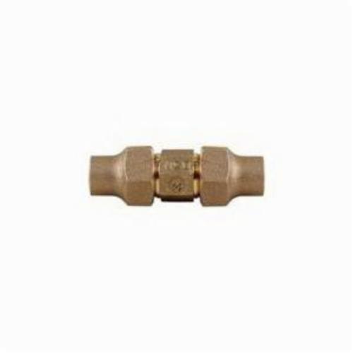 A.Y. McDonald 5121-195, 74758 Hex Straight Coupling, Domestic, 1 x 3/4 in Nominal, C Flare End Style, Brass