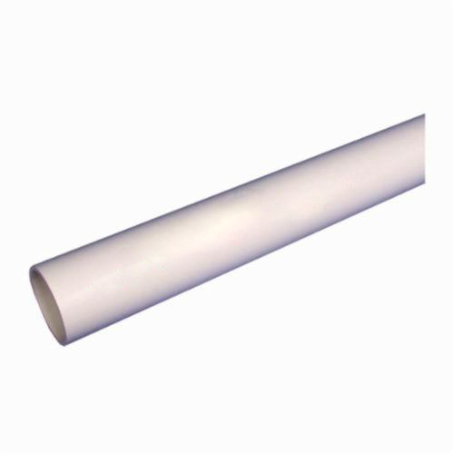 1 in x 10 ft Plain End, SCH 40/STD PVC Pipe, White