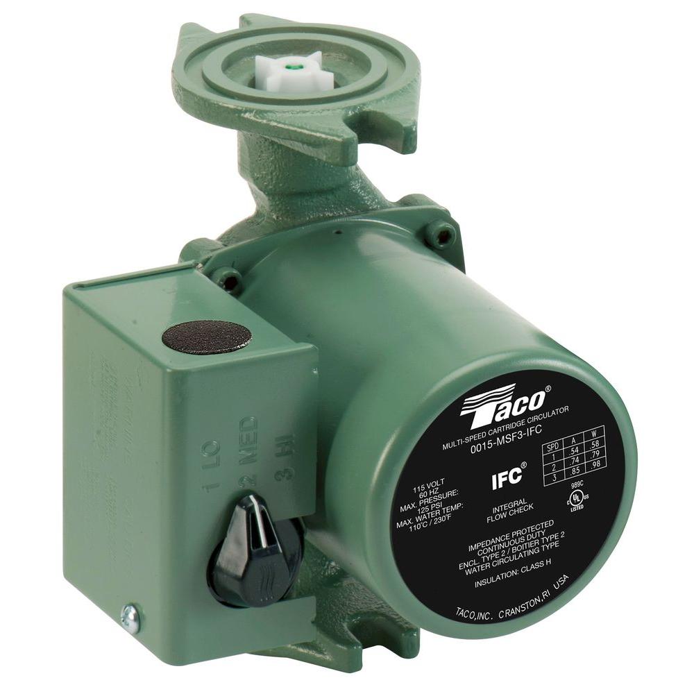 0015-MSF3-IFC Cast Iron 3-Speed RAD Circulator Pump ROT Flanged