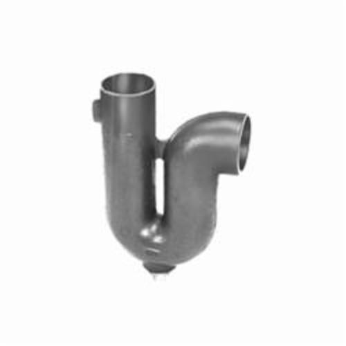 Z10004NH Deep Seal Trap, 4 in Nominal, Cast Iron, No Hub Connection