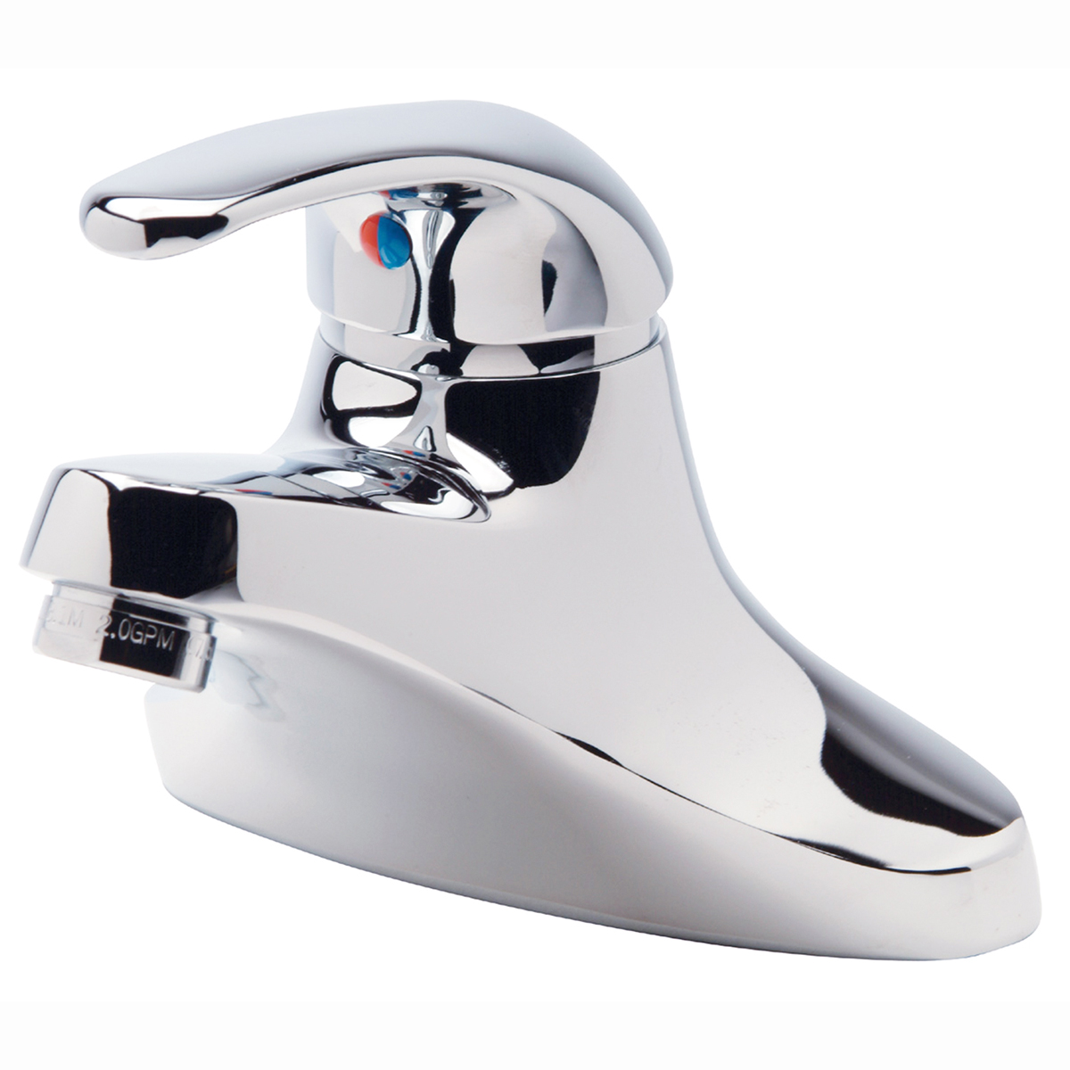 AquaSpec® Z81000-XL Centerset Bathroom Faucet, Polished Chrome, 1 Handles, 2.2 gpm