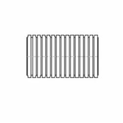ADS® 06400100 Solid Plain Highway Corrugated Stamp On Pipe, 6x100, Single Wall, Polyethylene