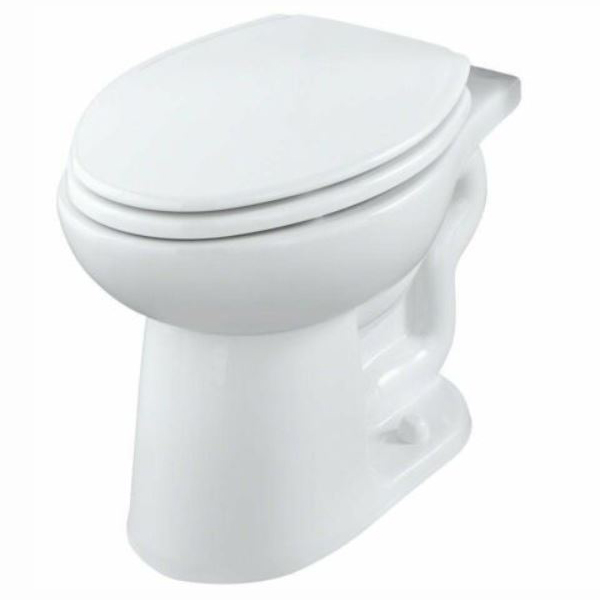 Gerber® Viper® HE21872 Toilet Bowl, White, Elongated, 12 in RoughIn, 61/8 in H Rim, 2 in