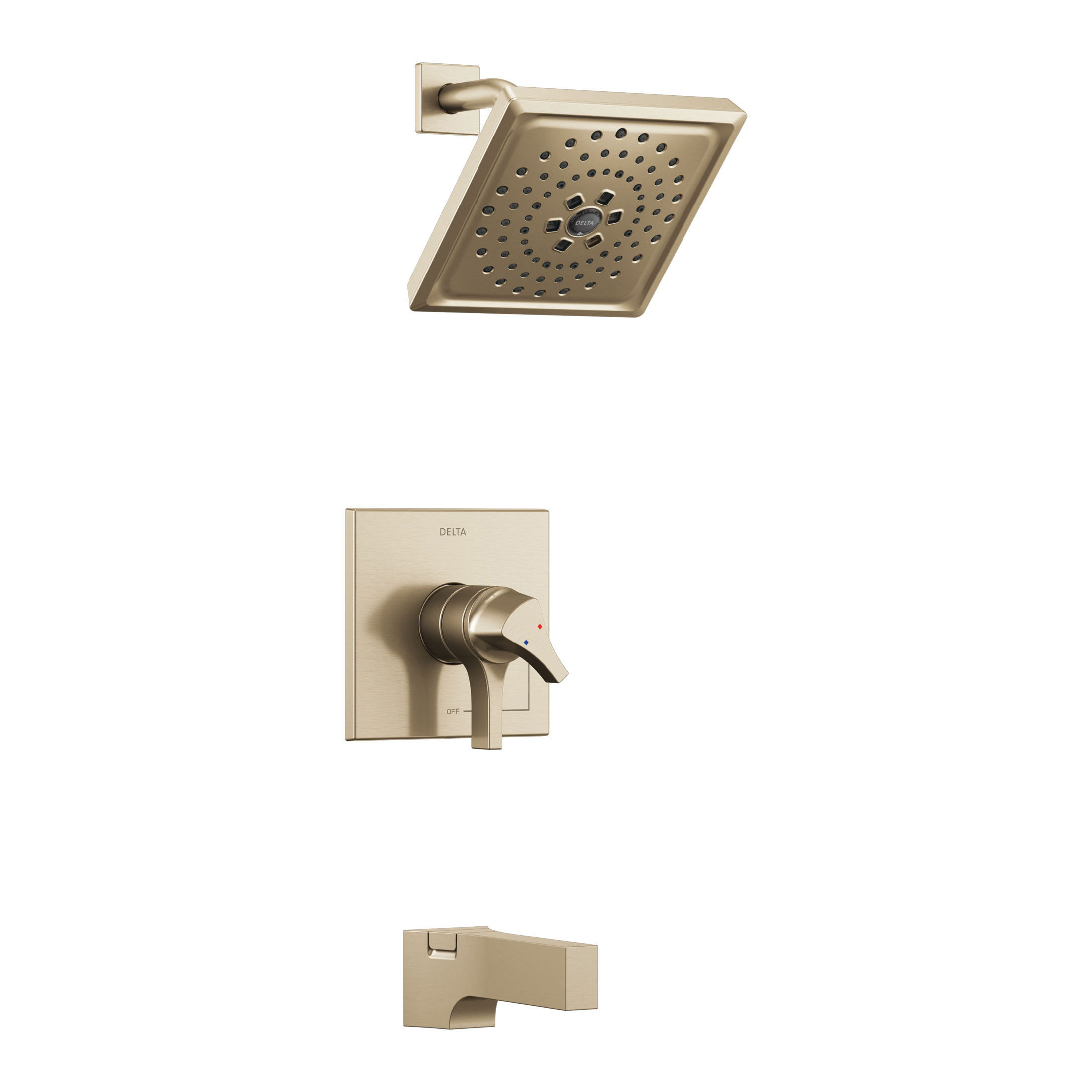 DELTA® T17474CZ 17 Series Tub and Shower Trim, 1.75 gpm Shower