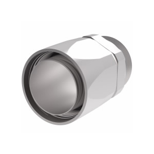 00904B-104  1/4 BR HOSE ENDS
