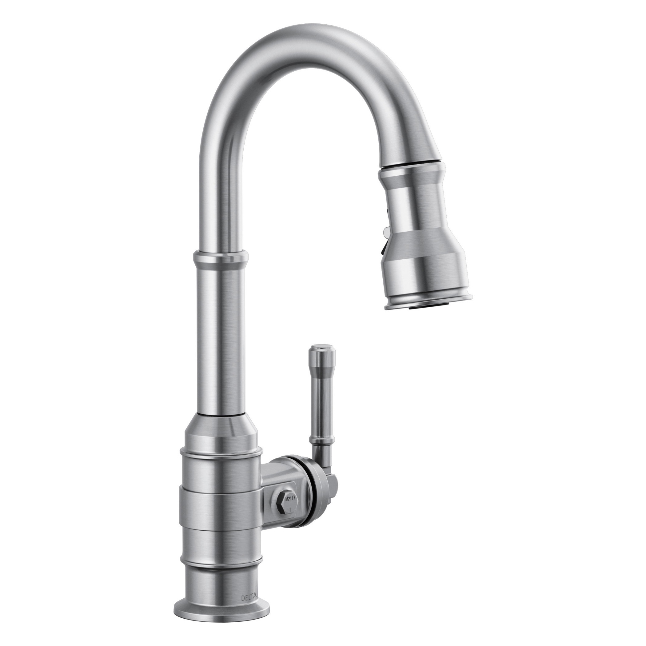 9990-AR-DST Broderick™ Pulldown Bar/Prep Faucet, Arctic™ Stainless Steel