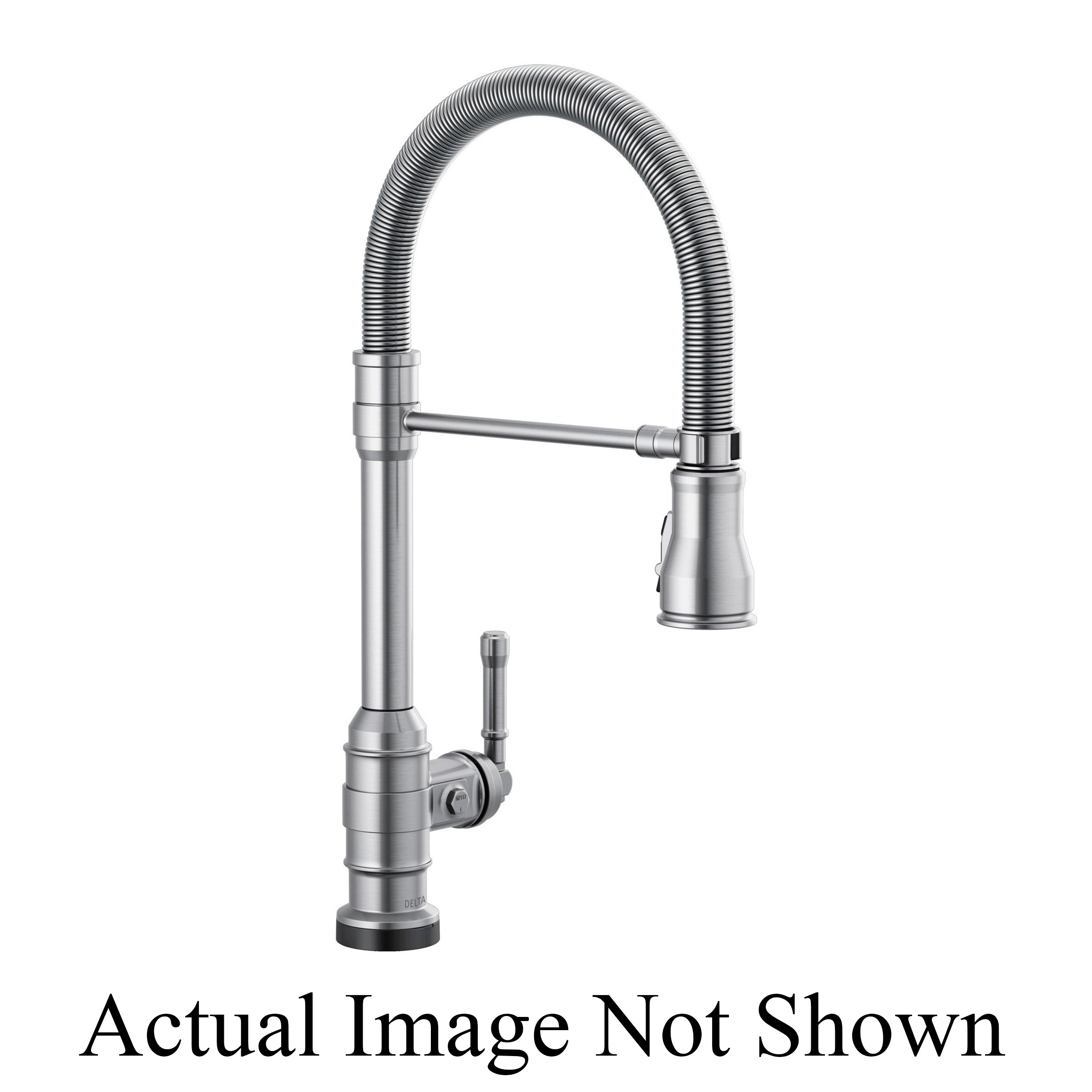 9690T-AR-DST Broderick™ Pulldown Kitchen Faucet, Arctic™ Stainless Steel/Residential