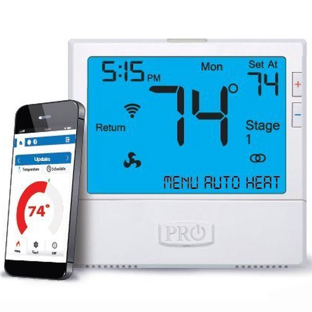 Pro1 T855i Programmable WiFi Thermostat - 4H/2C - T855i